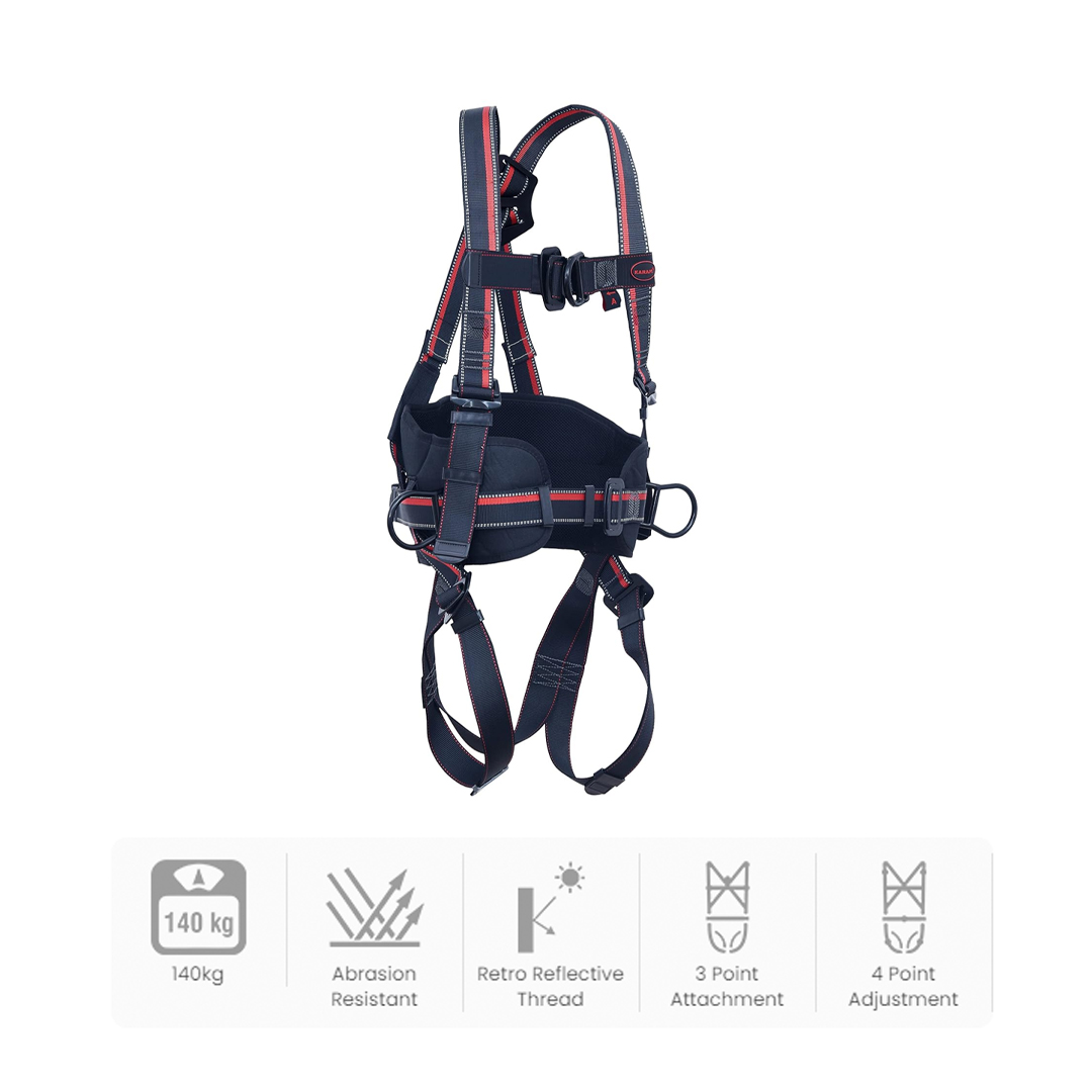 Karam PN 44(01) Full Body Work Positioning Harness – CE (Without Lanyard) 2